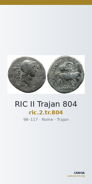 RIC II Trajan 804 — CANOA