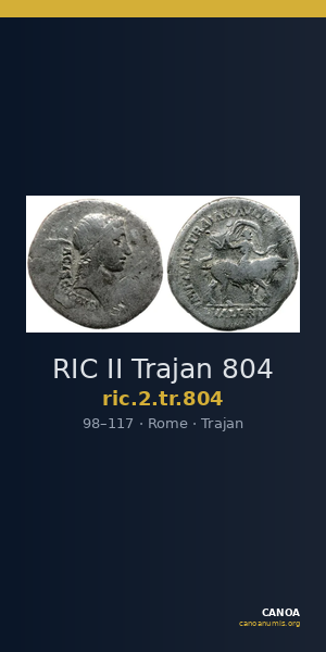 RIC II Trajan 804 — CANOA