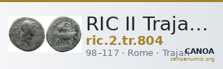 RIC II Trajan 804 — CANOA