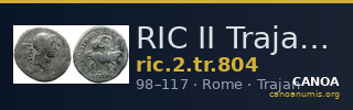RIC II Trajan 804 — CANOA