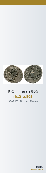 RIC II Trajan 805 — CANOA