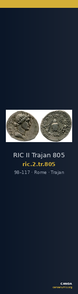 RIC II Trajan 805 — CANOA