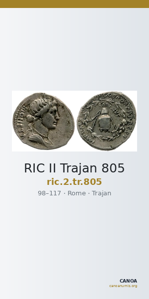 RIC II Trajan 805 — CANOA