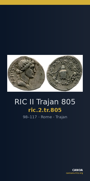 RIC II Trajan 805 — CANOA