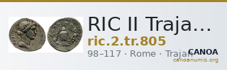 RIC II Trajan 805 — CANOA