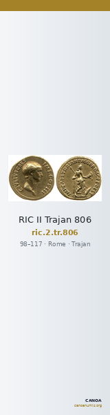 RIC II Trajan 806 — CANOA