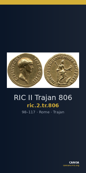 RIC II Trajan 806 — CANOA