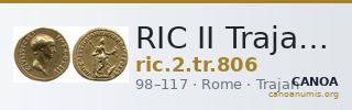RIC II Trajan 806 — CANOA