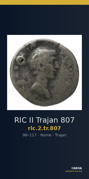 RIC II Trajan 807 — CANOA