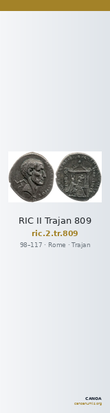 RIC II Trajan 809 — CANOA