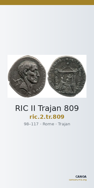 RIC II Trajan 809 — CANOA