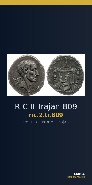 RIC II Trajan 809 — CANOA