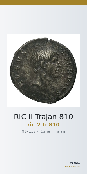 RIC II Trajan 810 — CANOA