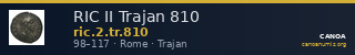 RIC II Trajan 810 — CANOA