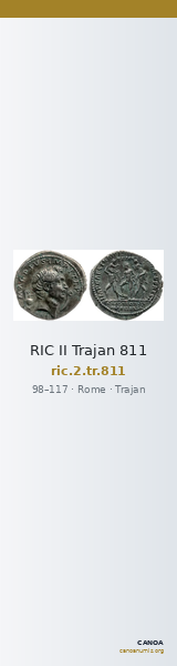 RIC II Trajan 811 — CANOA