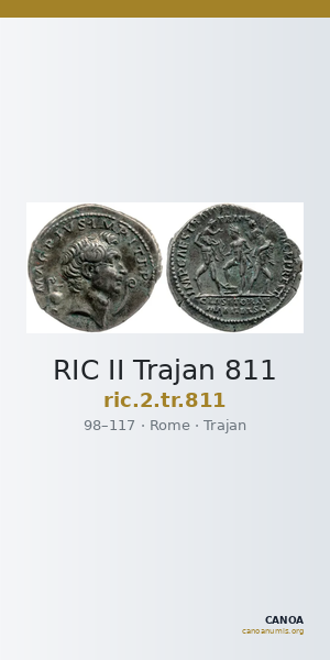RIC II Trajan 811 — CANOA