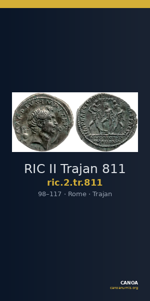RIC II Trajan 811 — CANOA