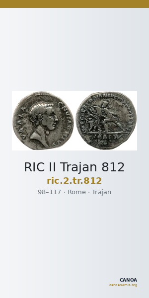 RIC II Trajan 812 — CANOA