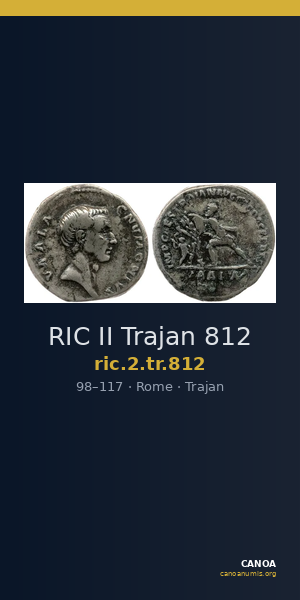 RIC II Trajan 812 — CANOA