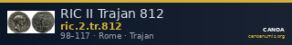 RIC II Trajan 812 — CANOA