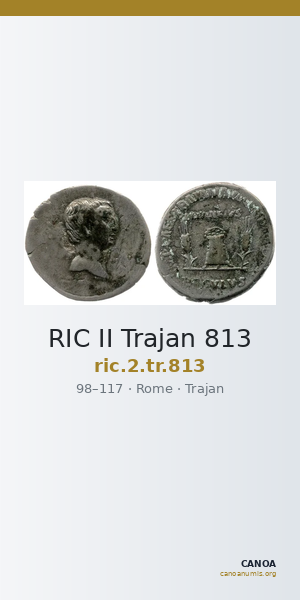 RIC II Trajan 813 — CANOA