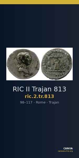 RIC II Trajan 813 — CANOA