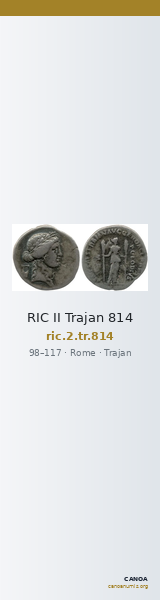 RIC II Trajan 814 — CANOA