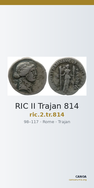 RIC II Trajan 814 — CANOA