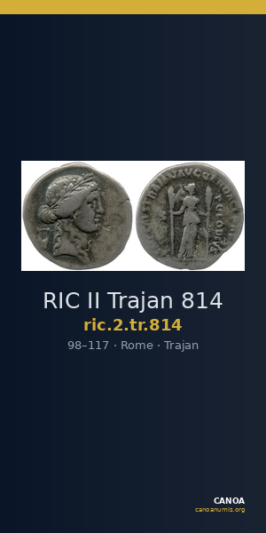 RIC II Trajan 814 — CANOA