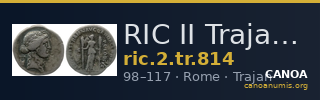 RIC II Trajan 814 — CANOA