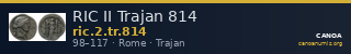 RIC II Trajan 814 — CANOA