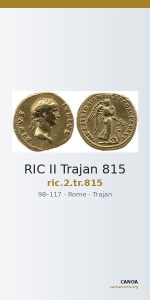 RIC II Trajan 815 — CANOA