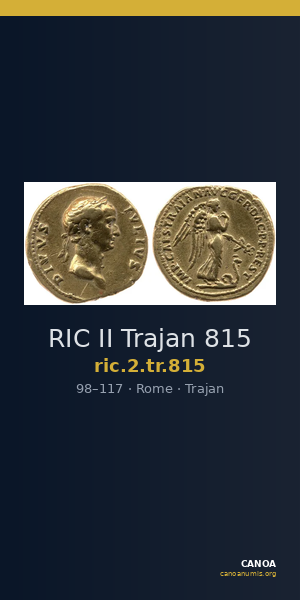 RIC II Trajan 815 — CANOA