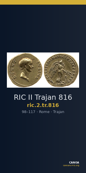 RIC II Trajan 816 — CANOA