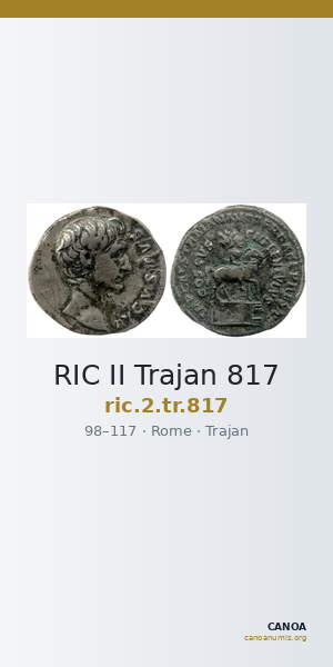 RIC II Trajan 817 — CANOA