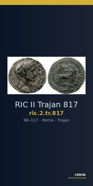 RIC II Trajan 817 — CANOA