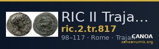 RIC II Trajan 817 — CANOA