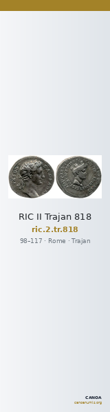 RIC II Trajan 818 — CANOA