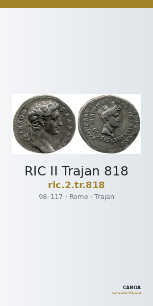 RIC II Trajan 818 — CANOA