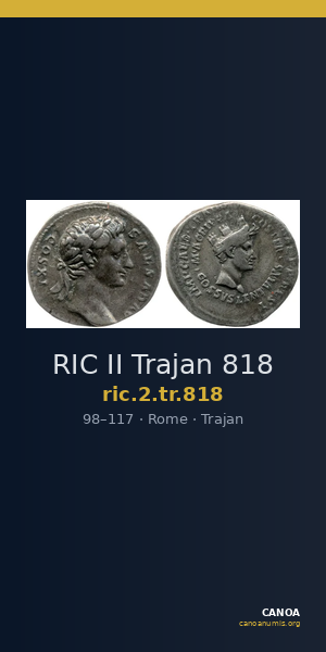 RIC II Trajan 818 — CANOA