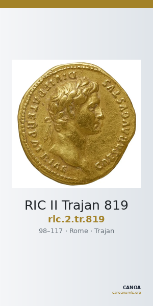 RIC II Trajan 819 — CANOA