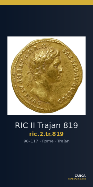 RIC II Trajan 819 — CANOA