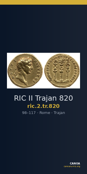 RIC II Trajan 820 — CANOA