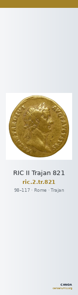 RIC II Trajan 821 — CANOA