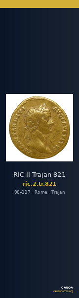RIC II Trajan 821 — CANOA