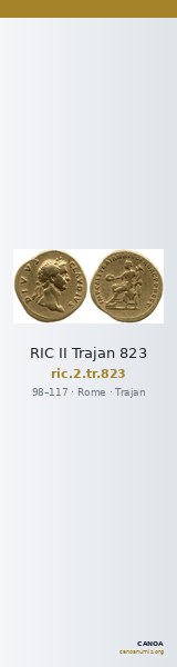 RIC II Trajan 823 — CANOA