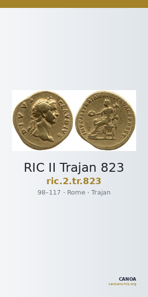 RIC II Trajan 823 — CANOA