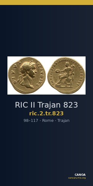 RIC II Trajan 823 — CANOA
