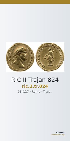 RIC II Trajan 824 — CANOA