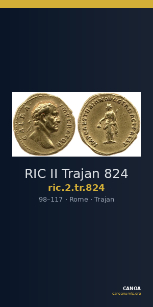 RIC II Trajan 824 — CANOA